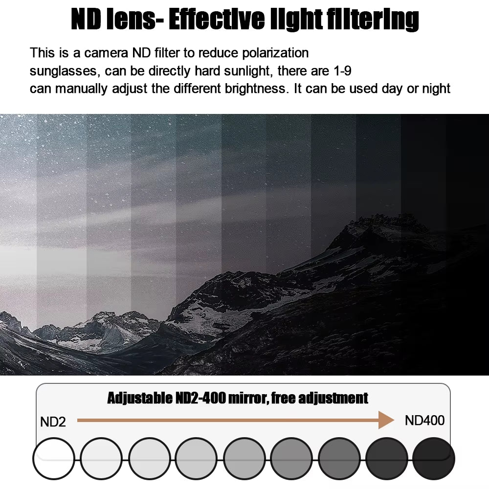 Adjustable Tint Sunglasses Men 1-9 Gears round Polarized Glasses Women with ND Filter Lens Beach Shady Fishing Driving