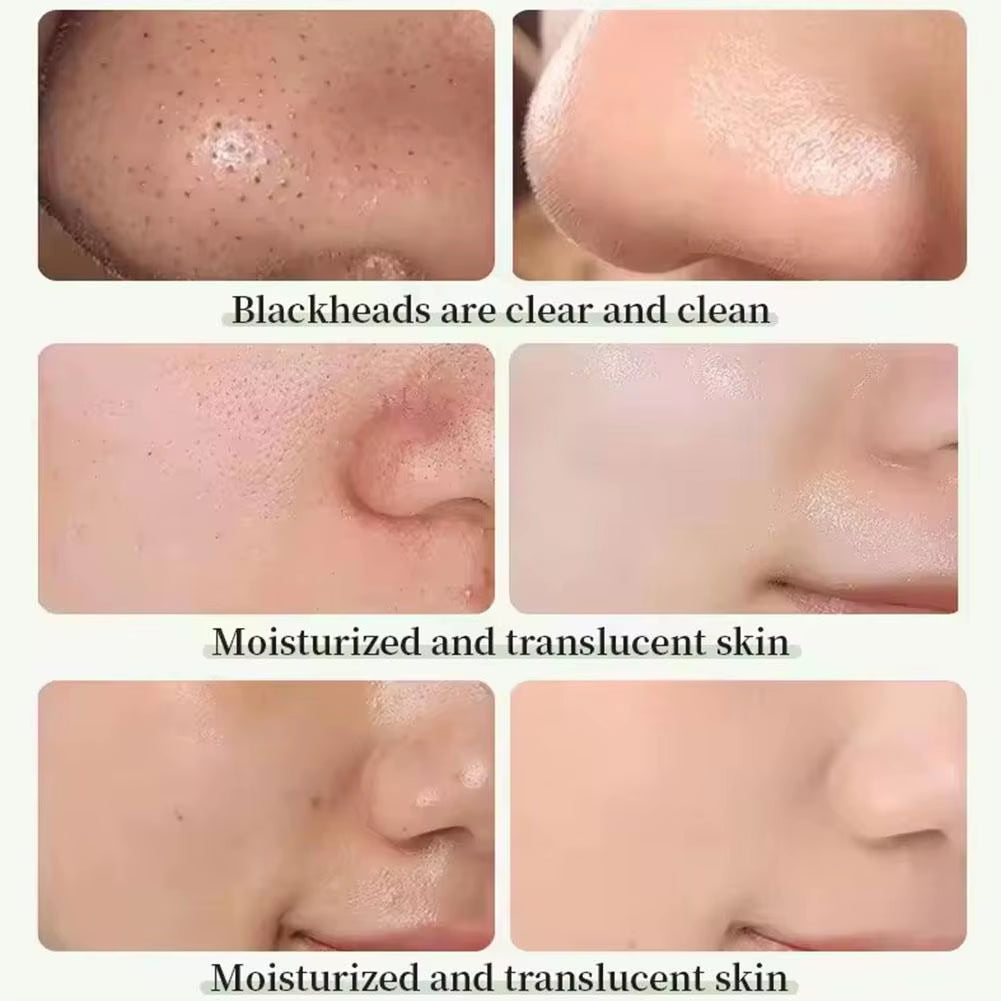 1/3PCS Green Tea Clay Stick for Face, Green Mask Stick Smear Acne Shrink Blackhead Green Tea Extract Facial Mask Pore Cleansing